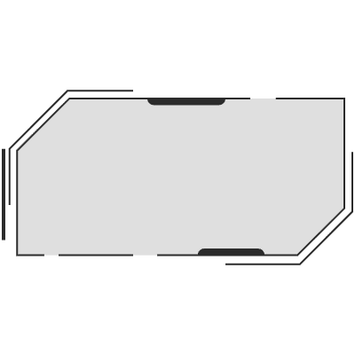 Frame Screen Interface 6 Element from Cyber GUI Elements Set