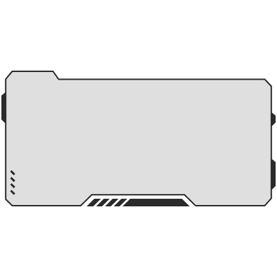 Frame Screen Interface 7 Element from Cyber GUI Elements Set