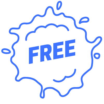 Free Splash Element from Badges Classic (Line) Set