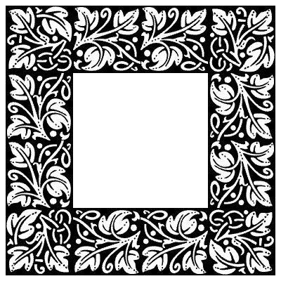 Garamond Frames 7 Element from Vintage Frames (Ornamental Squares) Set