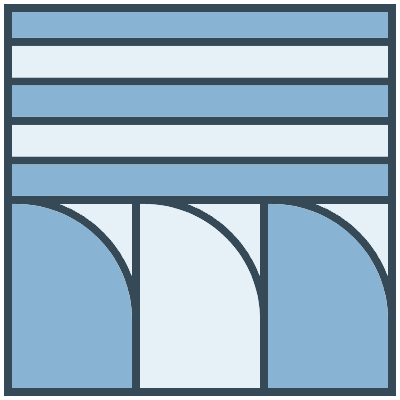 Glasses Stained Mosaic 10 Element from Mosaic Tiles (Duo) Set