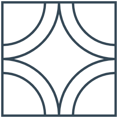 Glasses Stained Mosaic 2 Element from Mosaic Tiles (Line) Set