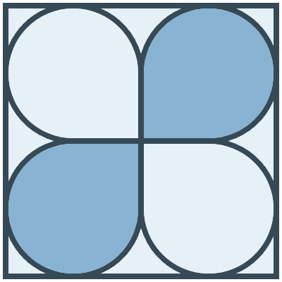 Glasses Stained Mosaic 20 Element from Mosaic Tiles (Duo) Set
