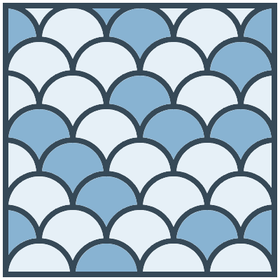 Glasses Stained Mosaic 35 Element from Mosaic Tiles (Duo) Set