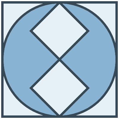 Glasses Stained Mosaic 4 Element from Mosaic Tiles (Duo) Set