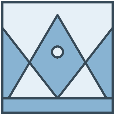 Glasses Stained Mosaic 48 Element from Mosaic Tiles (Duo) Set