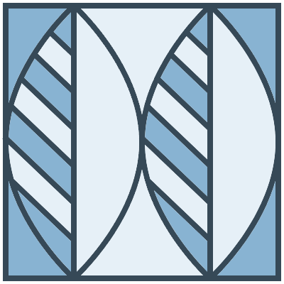 Glasses Stained Mosaic 49 Element from Mosaic Tiles (Duo) Set