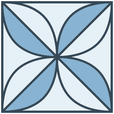 Glasses Stained Mosaic 6 Element from Mosaic Tiles (Duo) Set