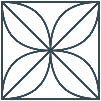 Glasses Stained Mosaic 6 Element from Mosaic Tiles (Line) Set