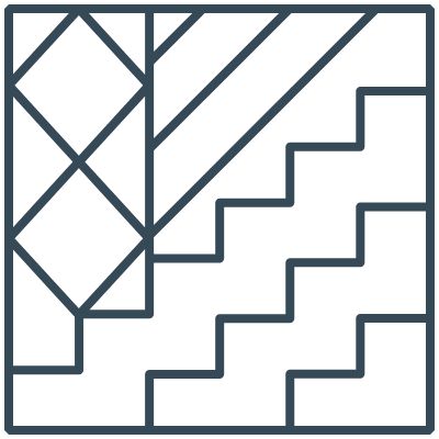 Glasses Stained Mosaic 66 Element from Mosaic Tiles (Line) Set