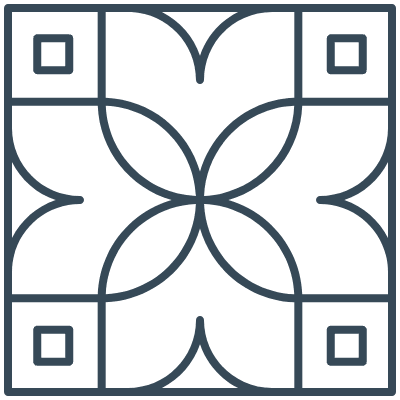 Glasses Stained Mosaic 69 Element from Mosaic Tiles (Line) Set