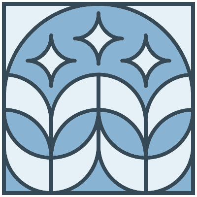 Glasses Stained Mosaic 71 Element from Mosaic Tiles (Duo) Set