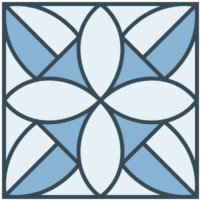 Glasses Stained Mosaic 72 Element from Mosaic Tiles (Duo) Set