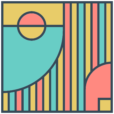 Glasses Stained Mosaic 78 Element from Mosaic Tiles (Colors) Set