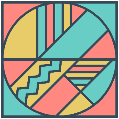 Glasses Stained Mosaic 80 Element from Mosaic Tiles (Colors) Set