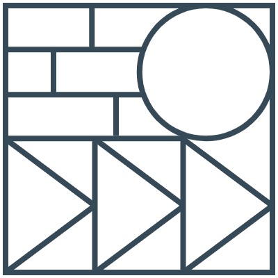 Glasses Stained Mosaic 9 Element from Mosaic Tiles (Line) Set