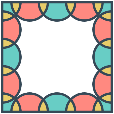 Glasses Stained Mosaic 102 Element from Mosaic Tiles (Colors) Set