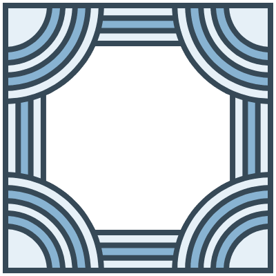 Glasses Stained Mosaic 104 Element from Mosaic Tiles (Duo) Set