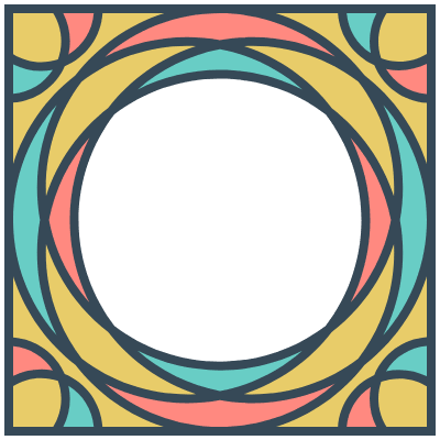 Glasses Stained Mosaic 106 Element from Mosaic Tiles (Colors) Set