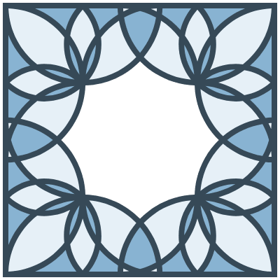 Glasses Stained Mosaic 107 Element from Mosaic Tiles (Duo) Set