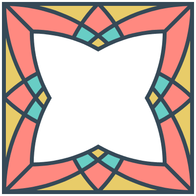 Glasses Stained Mosaic 108 Element from Mosaic Tiles (Colors) Set