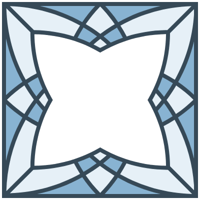 Glasses Stained Mosaic 108 Element from Mosaic Tiles (Duo) Set