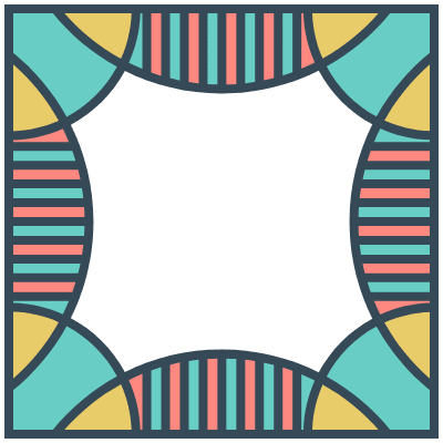 Glasses Stained Mosaic 109 Element from Mosaic Tiles (Colors) Set