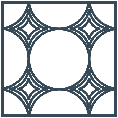 Glasses Stained Mosaic 112 Element from Mosaic Tiles (Line) Set