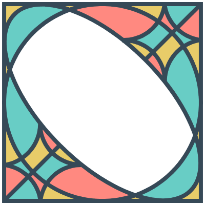 Glasses Stained Mosaic 113 Element from Mosaic Tiles (Colors) Set