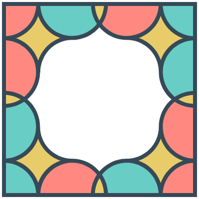 Glasses Stained Mosaic 115 Element from Mosaic Tiles (Colors) Set