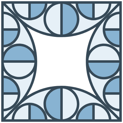 Glasses Stained Mosaic 117 Element from Mosaic Tiles (Duo) Set