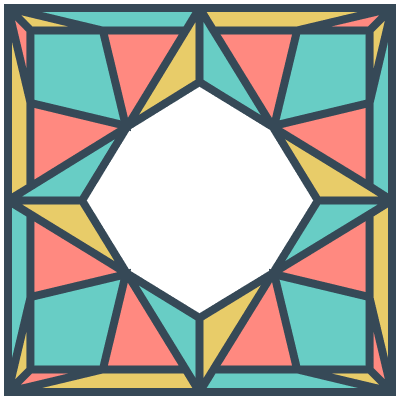 Glasses Stained Mosaic 122 Element from Mosaic Tiles (Colors) Set