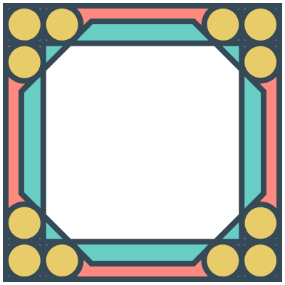 Glasses Stained Mosaic 135 Element from Mosaic Tiles (Colors) Set