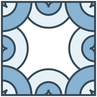 Glasses Stained Mosaic 141 Element from Mosaic Tiles (Duo) Set