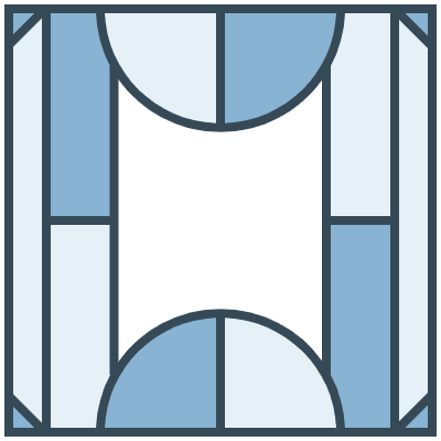 Glasses Stained Mosaic 145 Element from Mosaic Tiles (Duo) Set