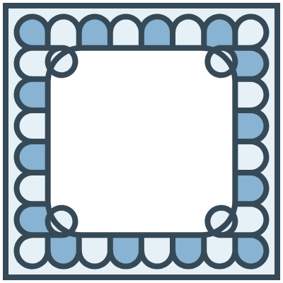 Glasses Stained Mosaic 147 Element from Mosaic Tiles (Duo) Set