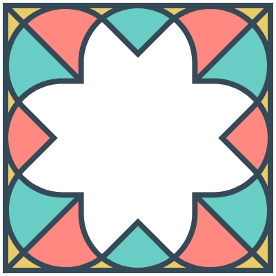 Glasses Stained Mosaic 151 Element from Mosaic Tiles (Colors) Set