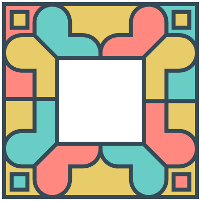 Glasses Stained Mosaic 157 Element from Mosaic Tiles (Colors) Set