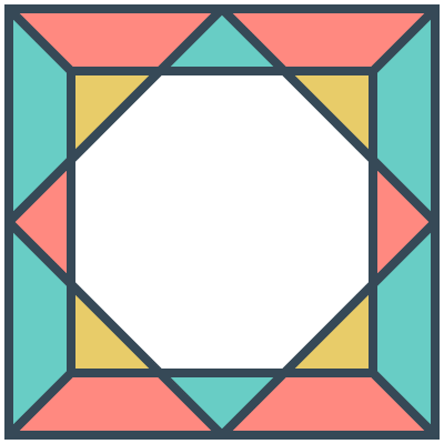 Glasses Stained Mosaic 82 Element from Mosaic Tiles (Colors) Set