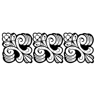 Goudy Frame Continous 9 Element from Goudy Ornaments Set