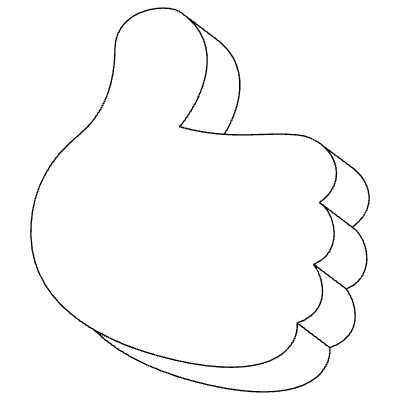 Hand 2 Element from 3D Motifs (Line) Set