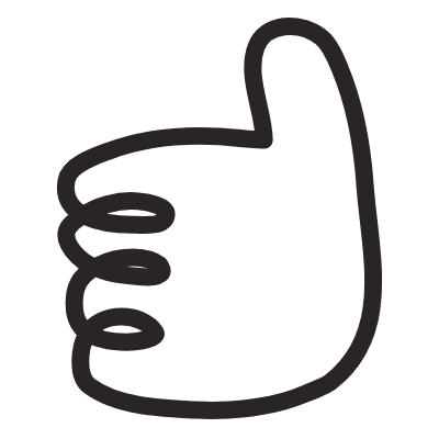 Hand 6 Element from Doodles (Monochrome) Set