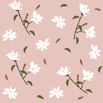 Kobus Magnolia 1 Element from Seamless Backgrounds Set