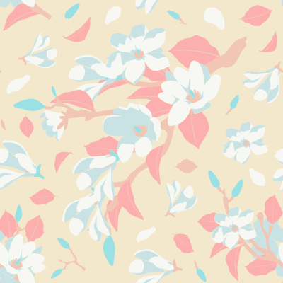 Kobus Magnolia 18 Element from Seamless Backgrounds Set