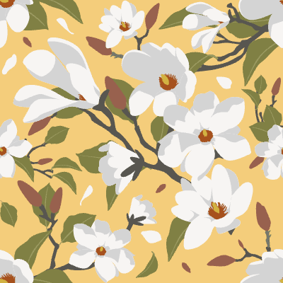 Kobus Magnolia 6 Element from Seamless Backgrounds Set