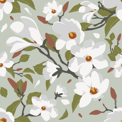 Kobus Magnolia 7 Element from Seamless Backgrounds Set
