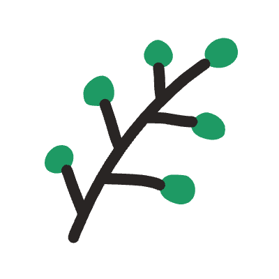 Leaf 5 Element from Doodles (Flat) Set