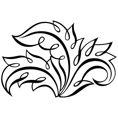 Leaves 2 Element from Flourishes Motifs Set