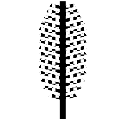 Leaves Pine Element from Geometrica (Texturized) Set