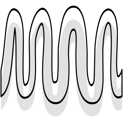Line Curly 2 Element from Organica (Combo) Set